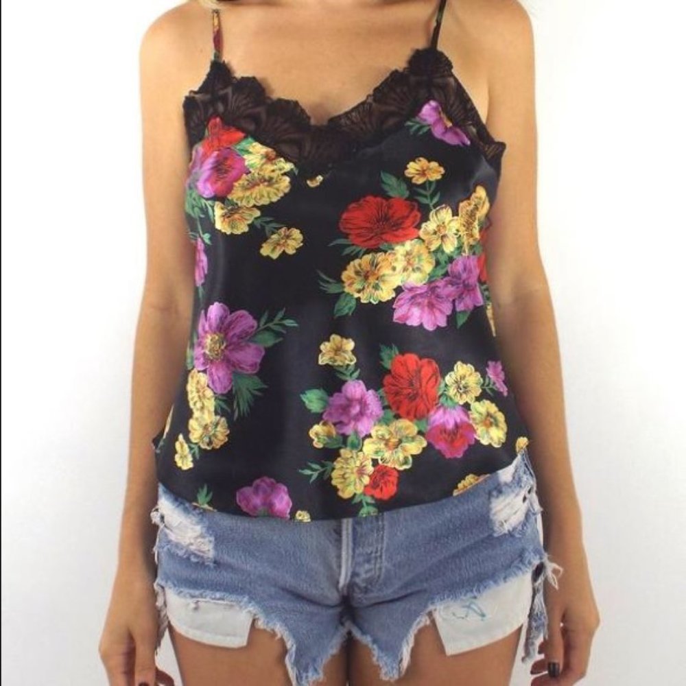 Victoria's Secret Vintage floral print tank small